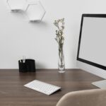 minimalist-desk-arrangement-with-monitor
